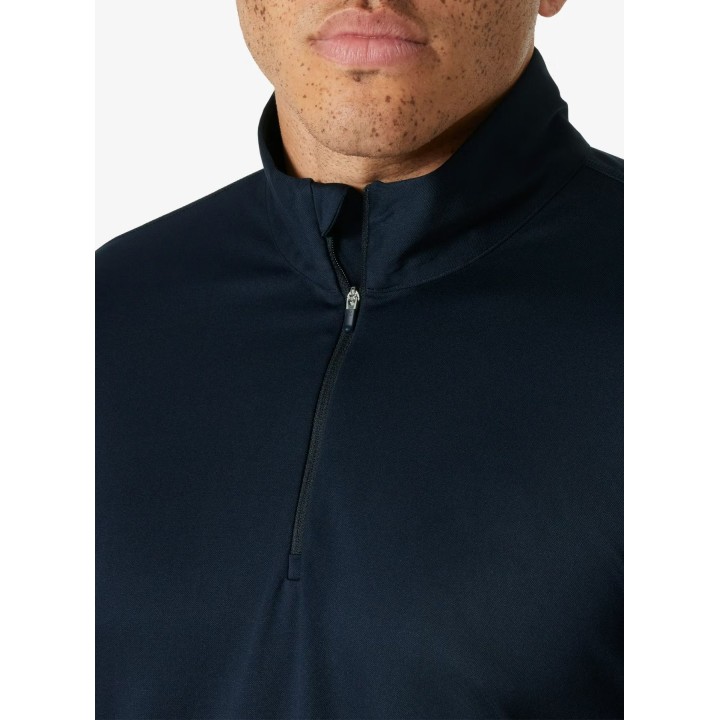 Camiseta térmica Helly Hansen Tech 1/2 Zip 2.0, azul marino, talla XXL