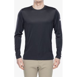 Camiseta térmica Helly Hansen Tech Crew LS 2.0, color Ebony, talla XL
