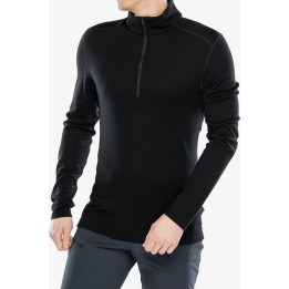 Icebreaker Merino 260 Tech LS Half-Zip Thermal Top Black XXL