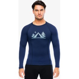 Sensor Merino DF Camp L/S Thermal Shirt Men Deep Blue XL