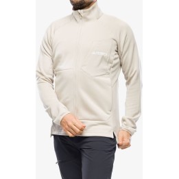 Giacca adidas TERREX Xperior in pile, media, con zip integrale