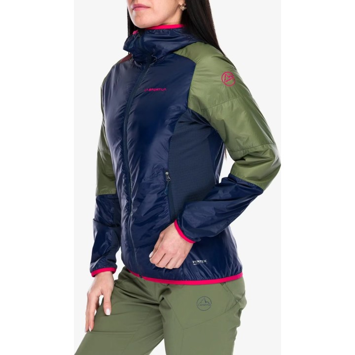 Chaqueta aislante Aequilibrium Lite de La Sportiva, color Night Sky/Cypress, talla M