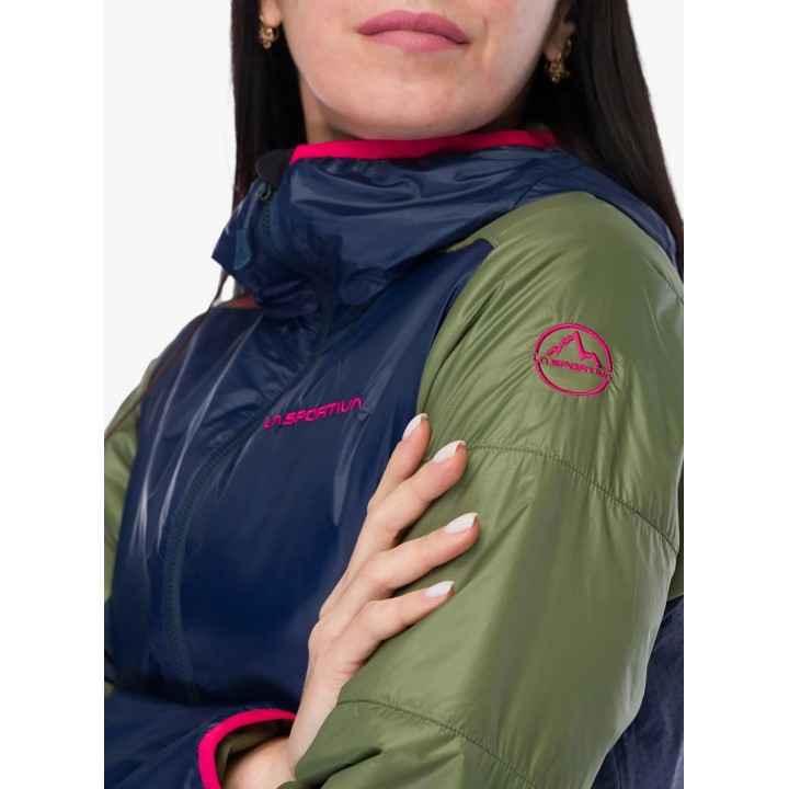 Chaqueta aislante Aequilibrium Lite de La Sportiva, color Night Sky/Cypress, talla M