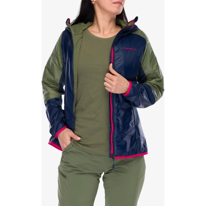 Chaqueta aislante Aequilibrium Lite de La Sportiva, color Night Sky/Cypress, talla XS