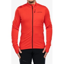 Chaqueta aislante Chill de La Sportiva, color rojo montaña, talla L