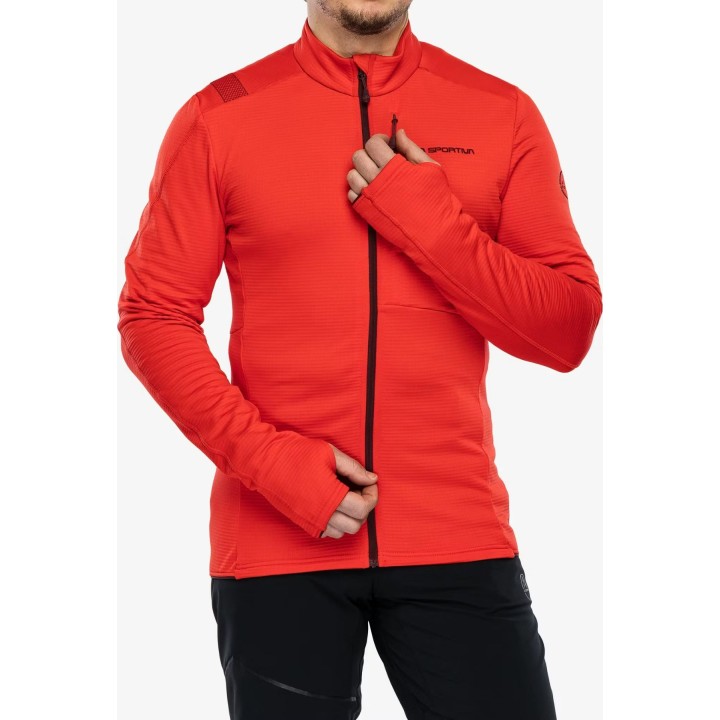 Chaqueta aislante Chill de La Sportiva, color rojo montaña, talla L