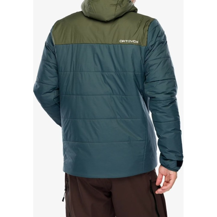 Veste isolante Ortovox Swisswool Zinal pour homme, gris arctique foncé, taille M