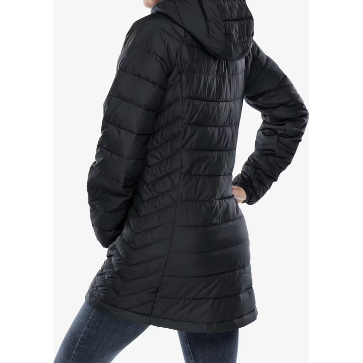 Chaqueta Columbia Powder Lite II Mid con aislamiento térmico para mujer, negra, talla S