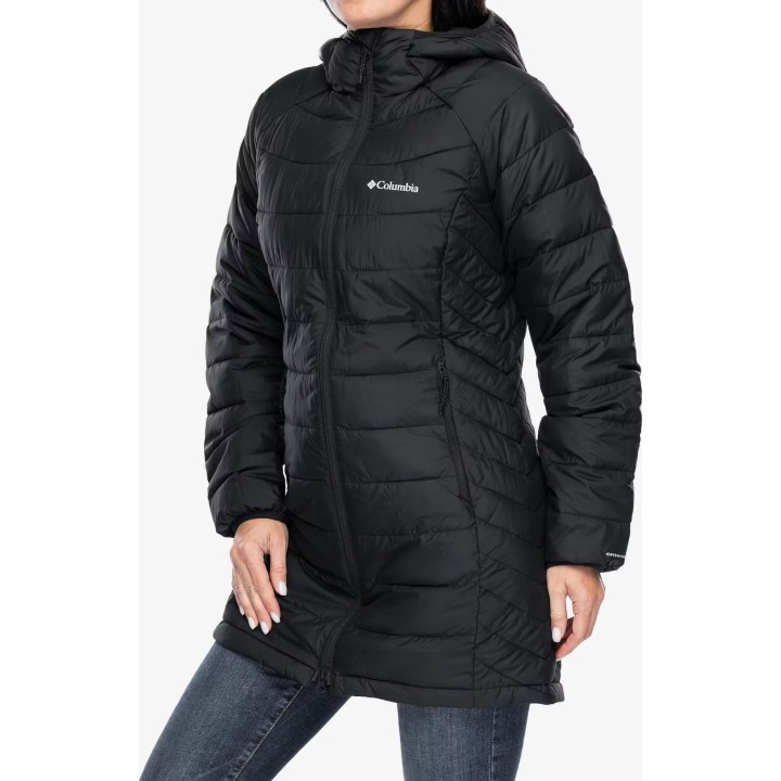 Chaqueta Columbia Powder Lite II Mid con aislamiento térmico para mujer, negra, talla S