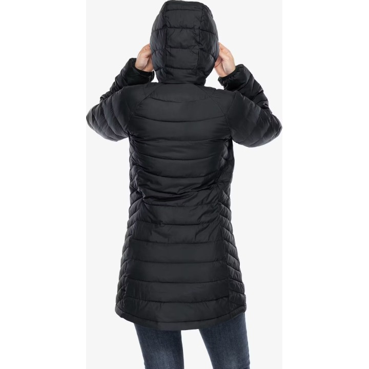 Chaqueta Columbia Powder Lite II Mid con aislamiento térmico para mujer, negra, talla S