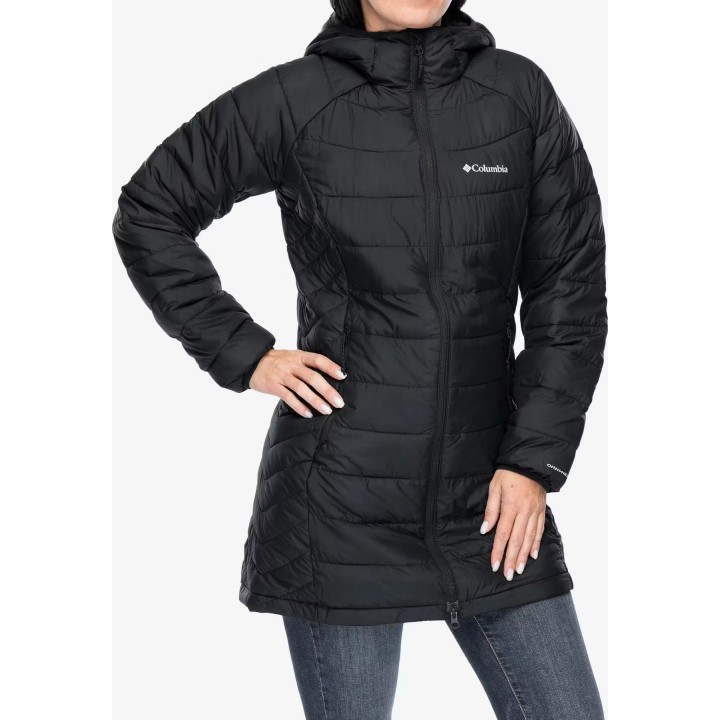 Chaqueta Columbia Powder Lite II Mid con aislamiento térmico para mujer, negra, talla S