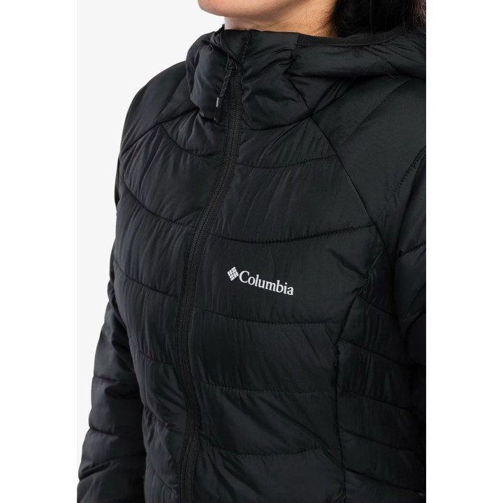 Chaqueta Columbia Powder Lite II Mid con aislamiento térmico para mujer, negra, talla S