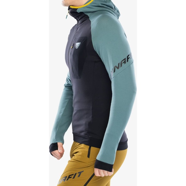 Chaqueta con capucha Dynafit Radical Polartec para hombre, color Atlantic