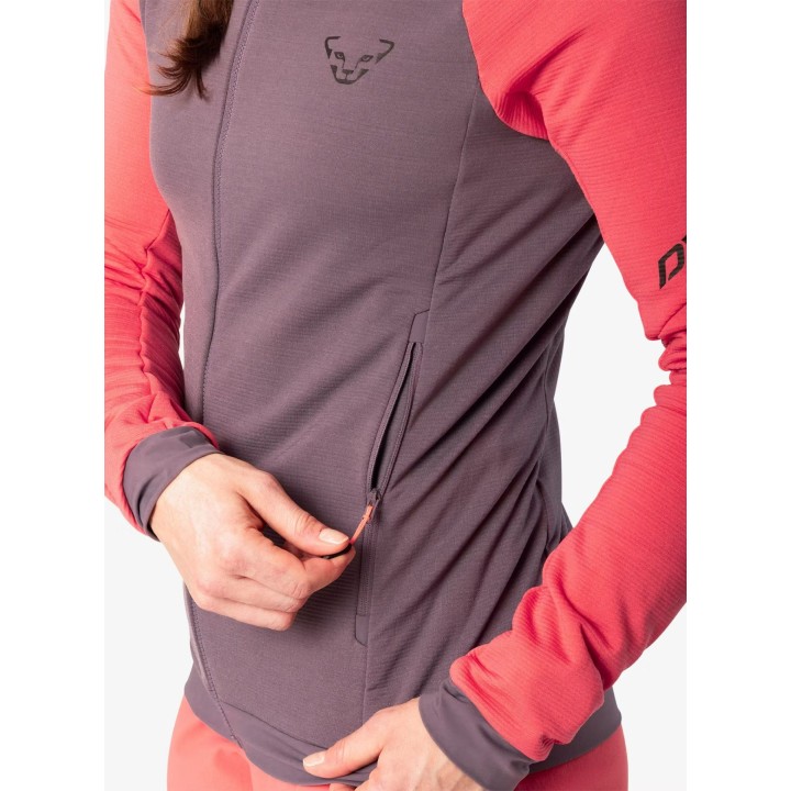 Chaqueta con capucha Dynafit Radical PTC para mujer, color Cabana, talla XS