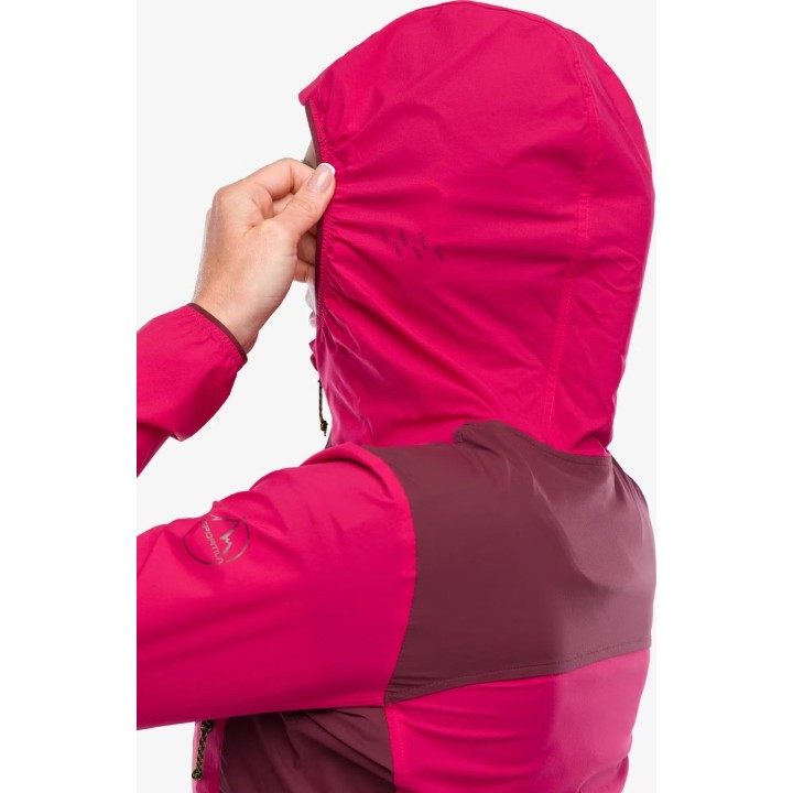 Chaqueta cortavientos Softshell Freeway de La Sportiva para mujer, color Azalea/Rojo, talla S