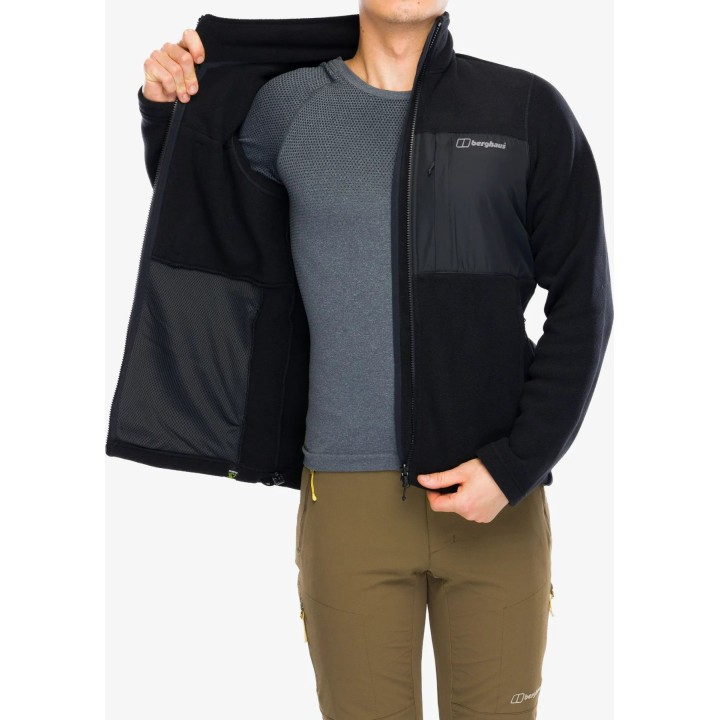 Berghaus Prism Guide IA Polartec Fleecejacke Schwarz/Schwarz L