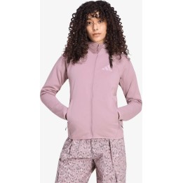 Casaco de malha com capuz adidas TERREX Xperior CLIMAWARM+ para mulher, cor Magic Mauve, tamanho L