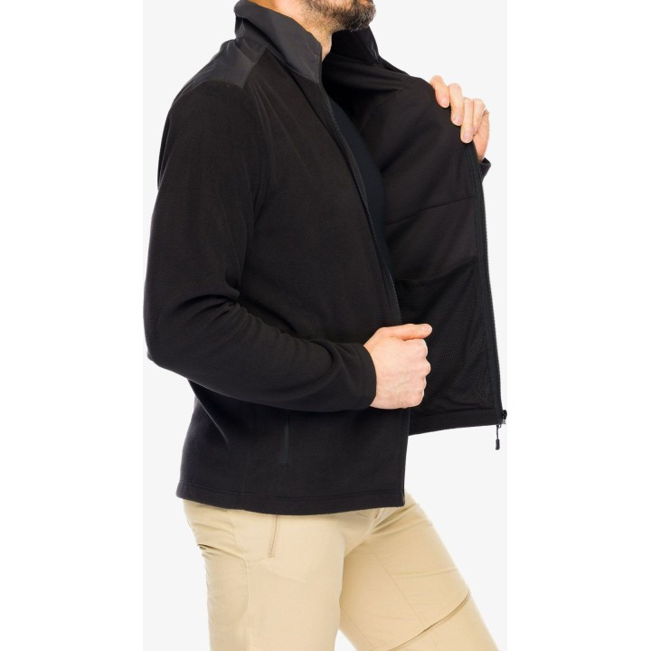 Chaqueta de forro polar con capucha Helly Hansen Daybreaker Block para hombre, negra, talla M