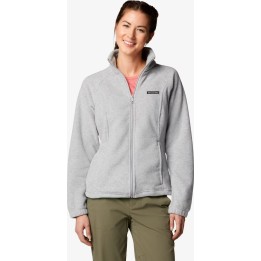 Veste polaire Columbia Benton Springs à fermeture éclair intégrale pour femme, grise, taille M
