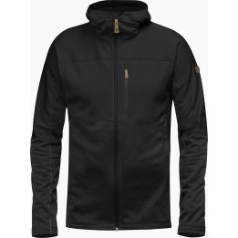 Giacca in pile Fjällräven Abisko Trail da uomo, nera, taglia S