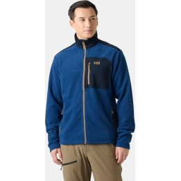 Chaqueta de forro polar Helly Hansen Daybreaker Block con cremallera completa, azul oscuro, talla M