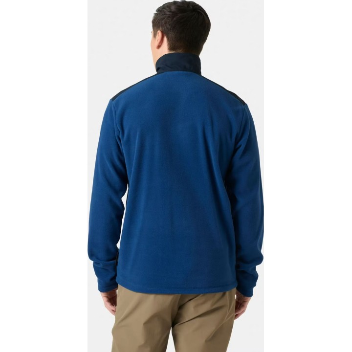 Chaqueta de forro polar Helly Hansen Daybreaker Block con cremallera completa, azul oscuro, talla M