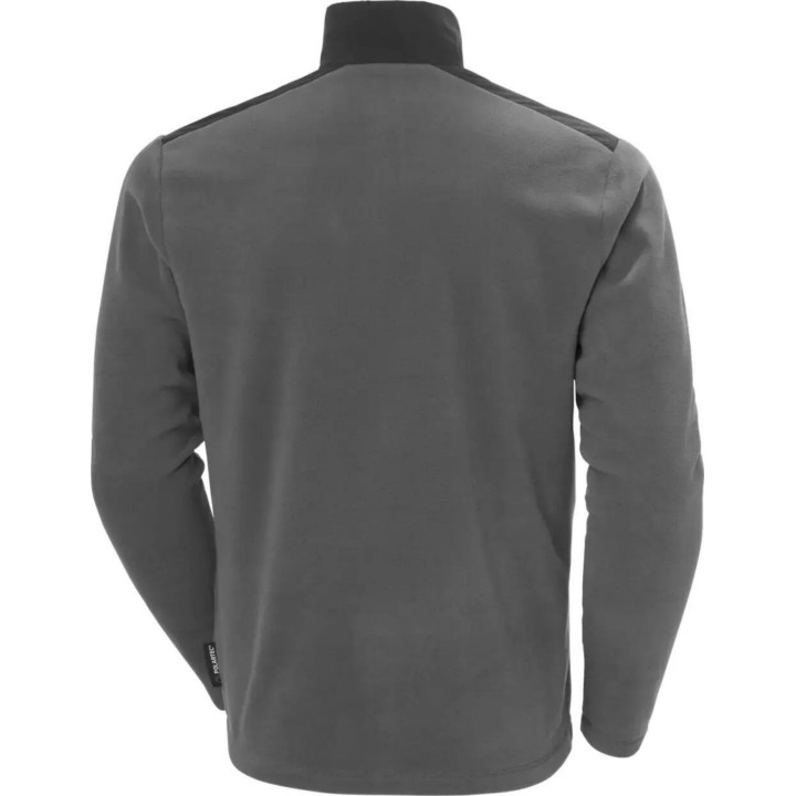 Chaqueta de forro polar Helly Hansen Daybreaker Block con cremallera completa, color gris trueno, talla L