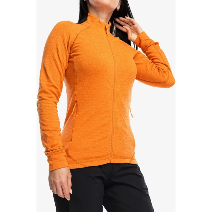 Chaqueta de forro polar para mujer Rab Nexus, color Dark Melba, talla M