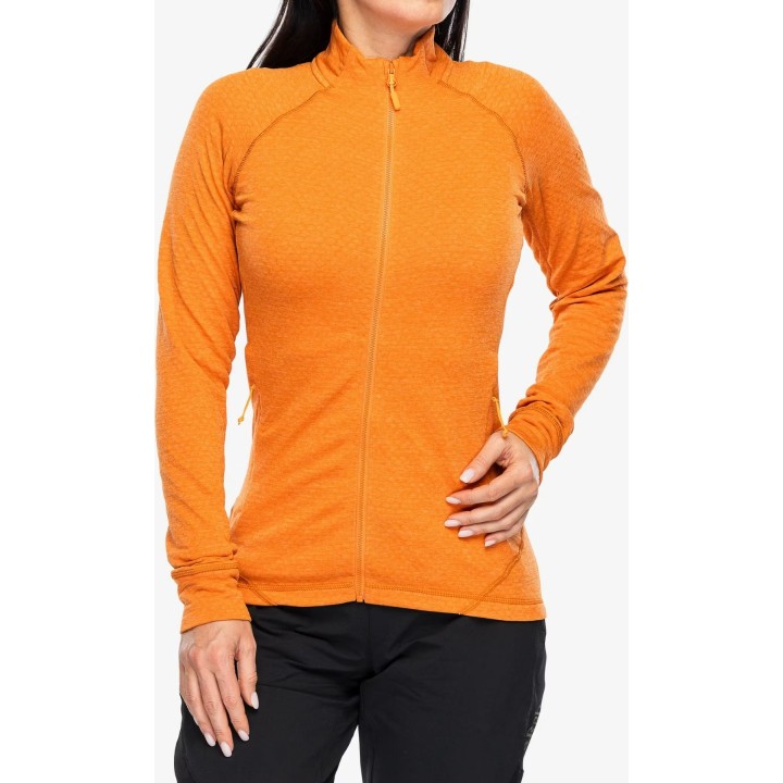 Chaqueta de forro polar para mujer Rab Nexus, color Dark Melba, talla M