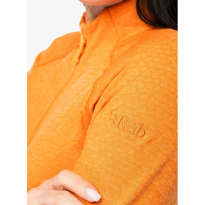Chaqueta de forro polar para mujer Rab Nexus, color Dark Melba, talla M