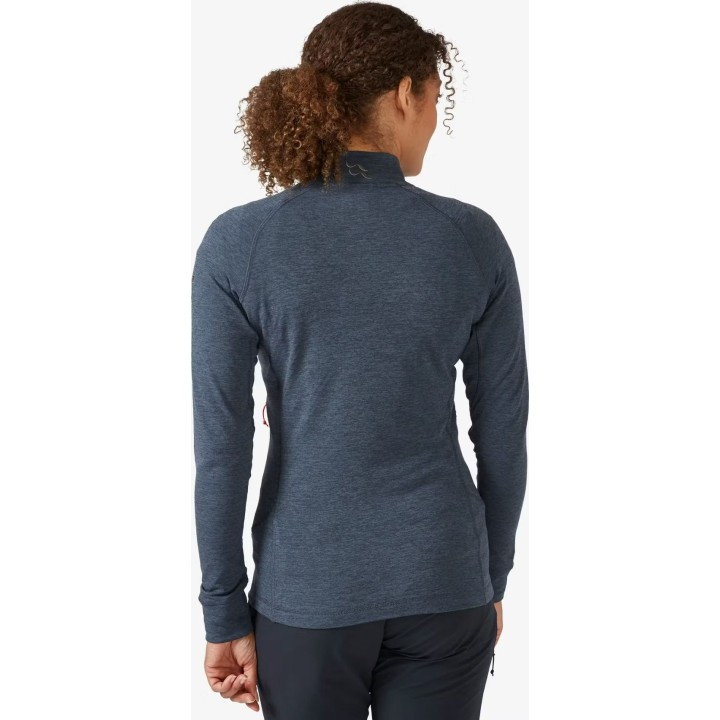 Chaqueta de forro polar Rab Nexus para mujer, color acero