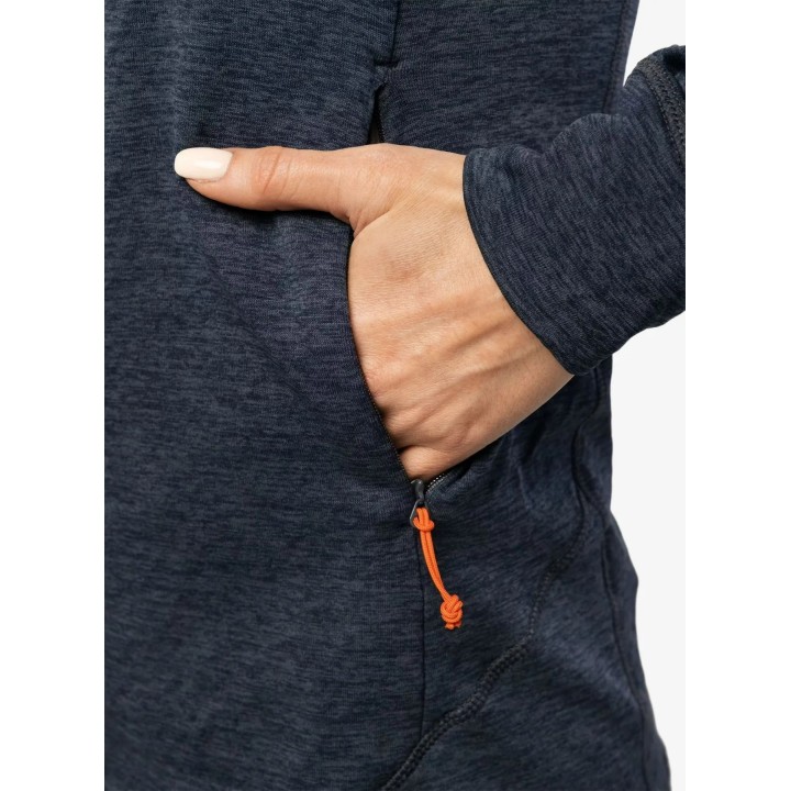 Chaqueta de forro polar Rab Nexus para mujer, color acero