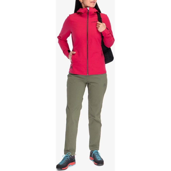 Chaqueta Descender Storm de La Sportiva, color Azalea/Redwood, talla XS