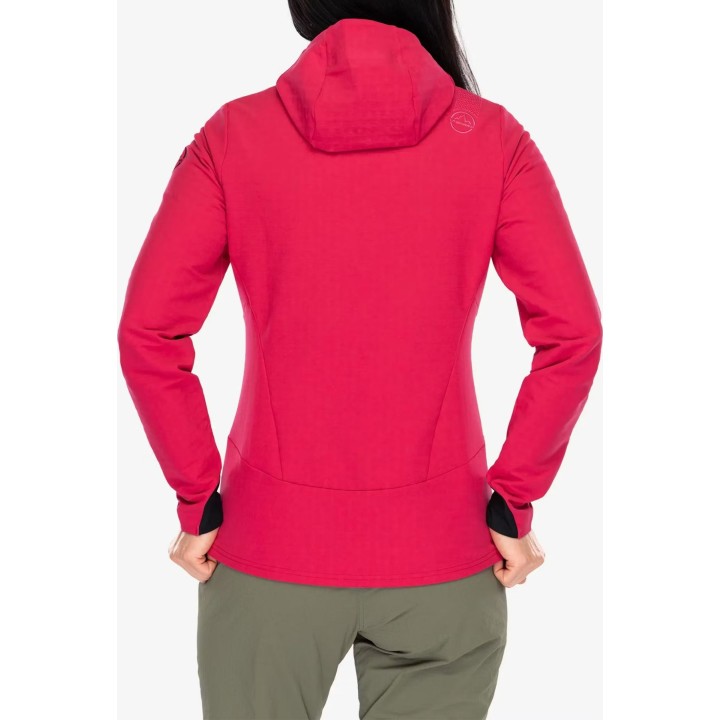 Chaqueta Descender Storm de La Sportiva, color Azalea/Redwood, talla XS
