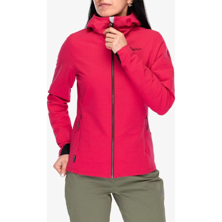 Chaqueta Descender Storm de La Sportiva, color Azalea/Redwood, talla XS