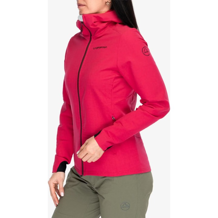 Chaqueta Descender Storm de La Sportiva, color Azalea/Redwood, talla XS