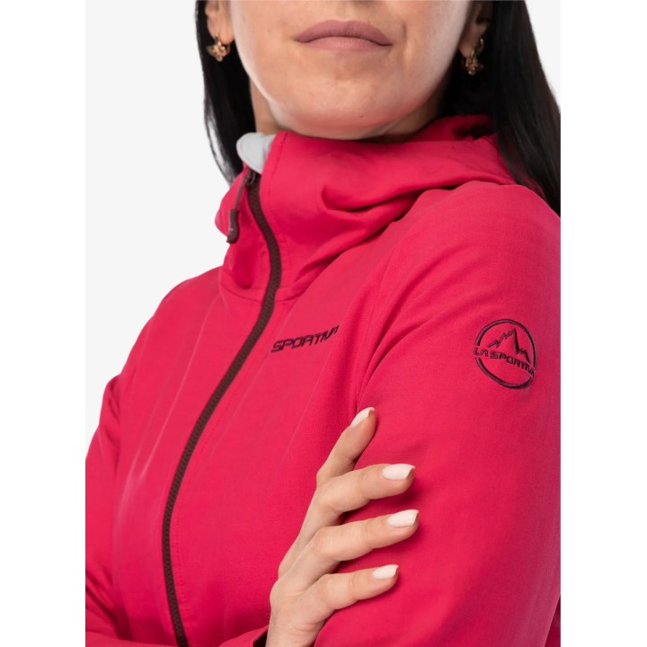 Chaqueta Descender Storm de La Sportiva, color Azalea/Redwood, talla XS
