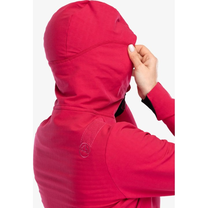 Chaqueta Descender Storm de La Sportiva, color Azalea/Redwood, talla XS