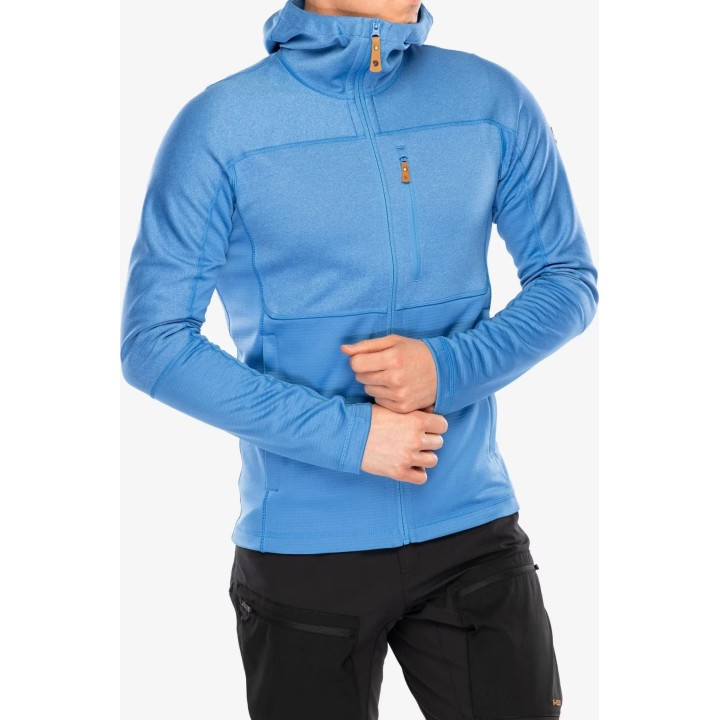 Chaqueta polar Fjällräven Abisko Trail para hombre, azul UN, talla XL