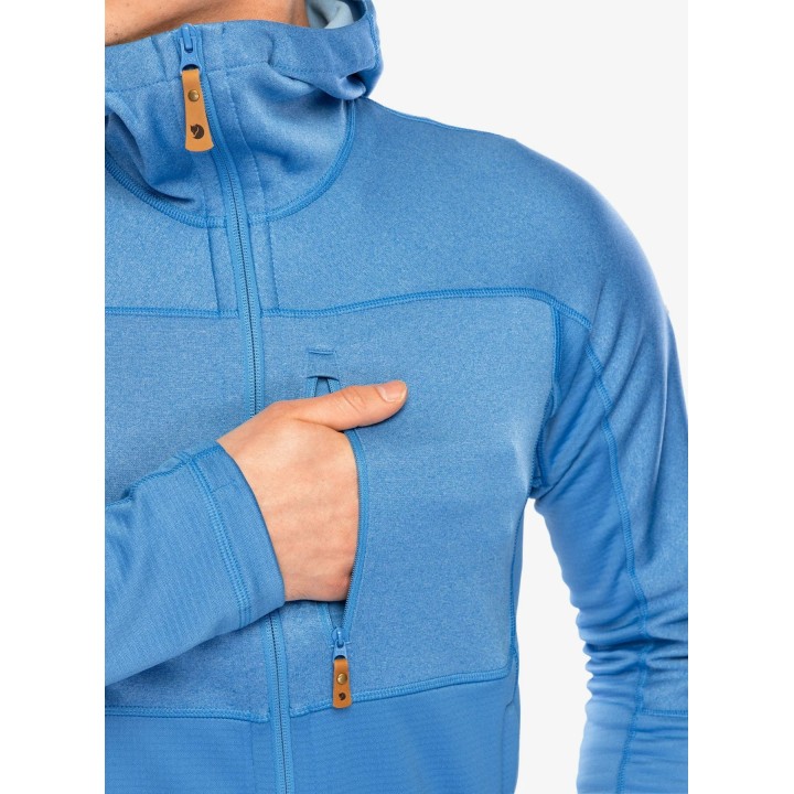 Veste polaire Fjällräven Abisko Trail pour homme, bleu UN, taille XL