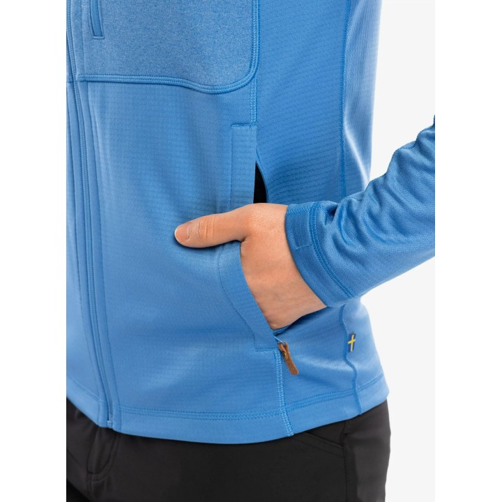 Veste polaire Fjällräven Abisko Trail pour homme, bleu UN, taille XL