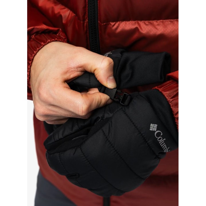 Guantes aislantes Columbia Powder Lite II, negro/negro, talla M
