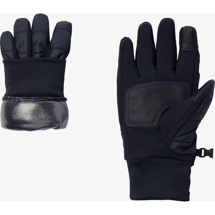 Guantes aislantes Columbia Powder Lite II, negro/negro, talla M