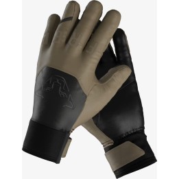 Guantes de cuero Dynafit Tigard, color «Covert Khaki/Negro», talla M