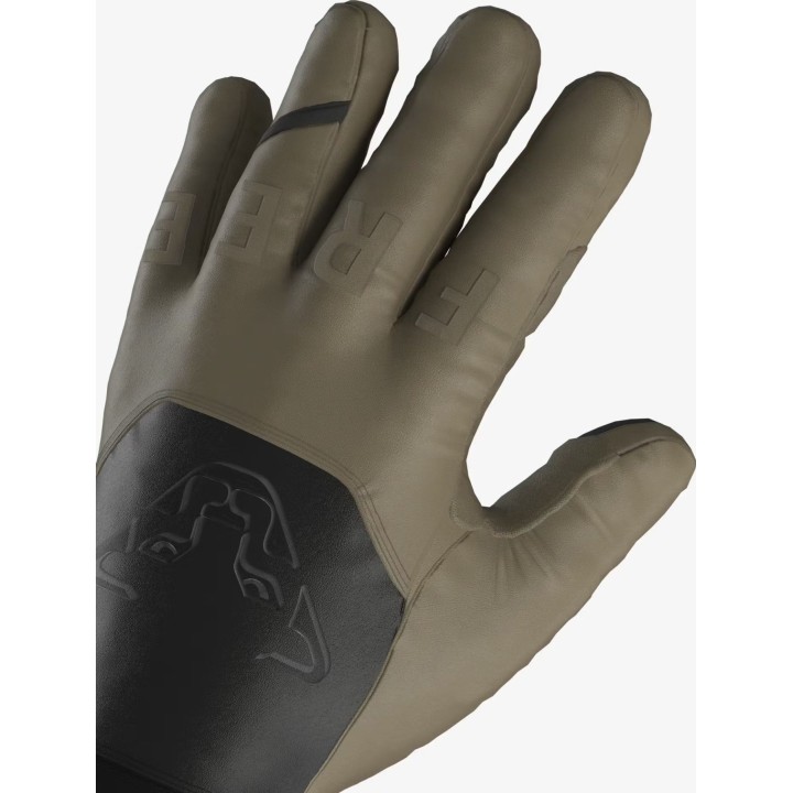 Dynafit Tigard Lederhandschuhe Covert Khaki/Schwarz M