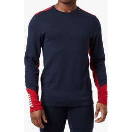 Helly Hansen LIFA Merino Midweight Crew Azul marino/Cobalto XXL