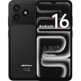 Ulefone Note 23, 3 Go / 32 Go, écran HD de 6,56 pouces, batterie de 5 000 mAh, noir
