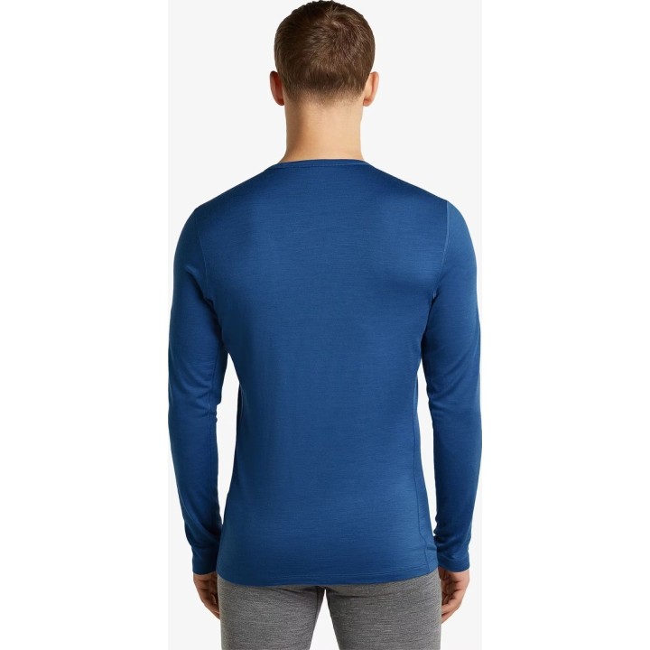 Icebreaker Merino 200 Oasis LS Crewe Rising Light Lapis Lazuli XL