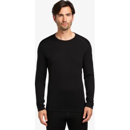 Icebreaker Merino 260 Tech LS Crewe Homem Preto XXL