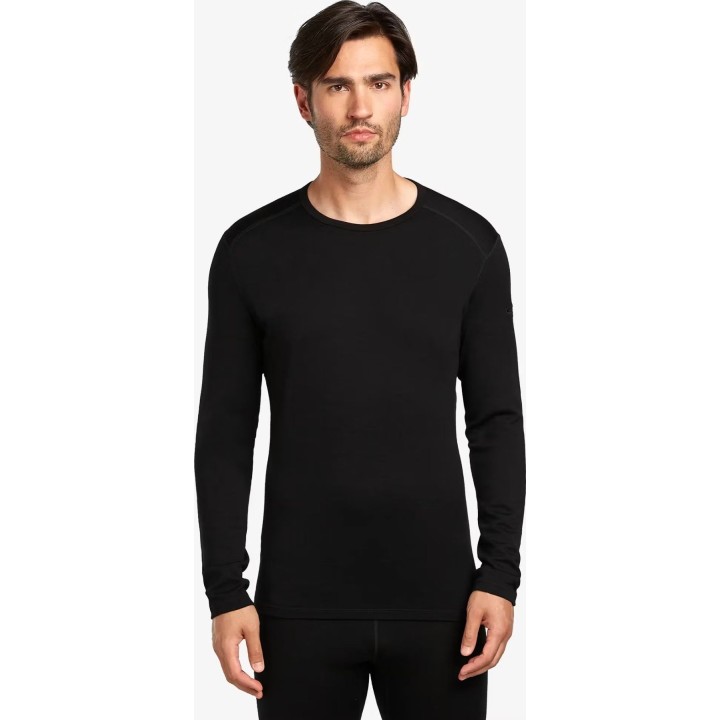 Icebreaker Merino 260 Tech LS Crewe Uomo Nero XXL